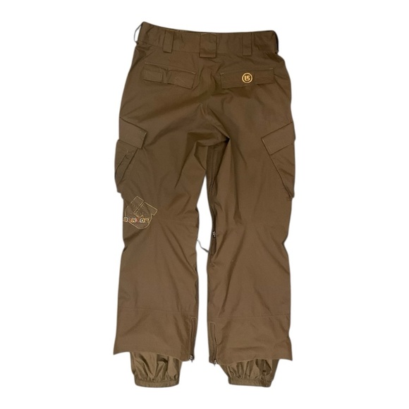 🏔️ Burton Cargo Snowboard Pants Men’s Large Brown Ski Snowboard Outdoor - Picture 10 of 11